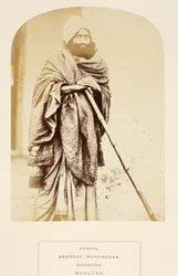 Kharal, Soonnee Mahometano, Googaira, Mooltan, de The People of India, por J. Forbes Watson, publicado en 1868